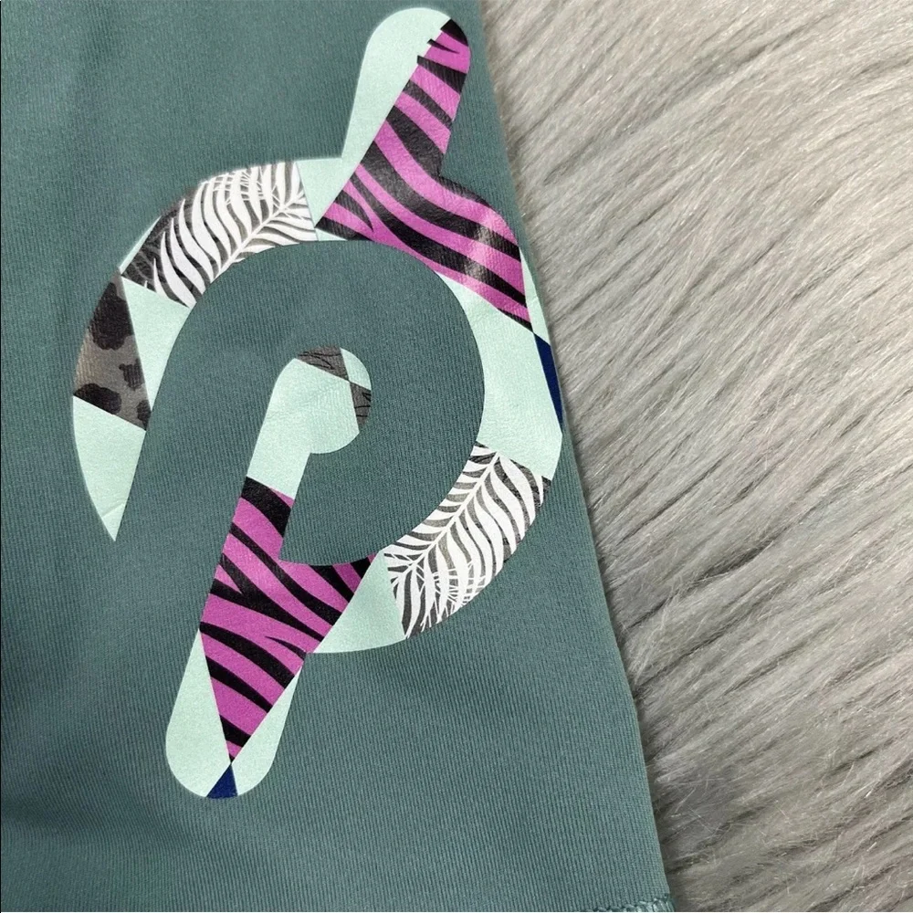Lululemon X Peloton Wunder Under Jungle Logo Leggings Size 4